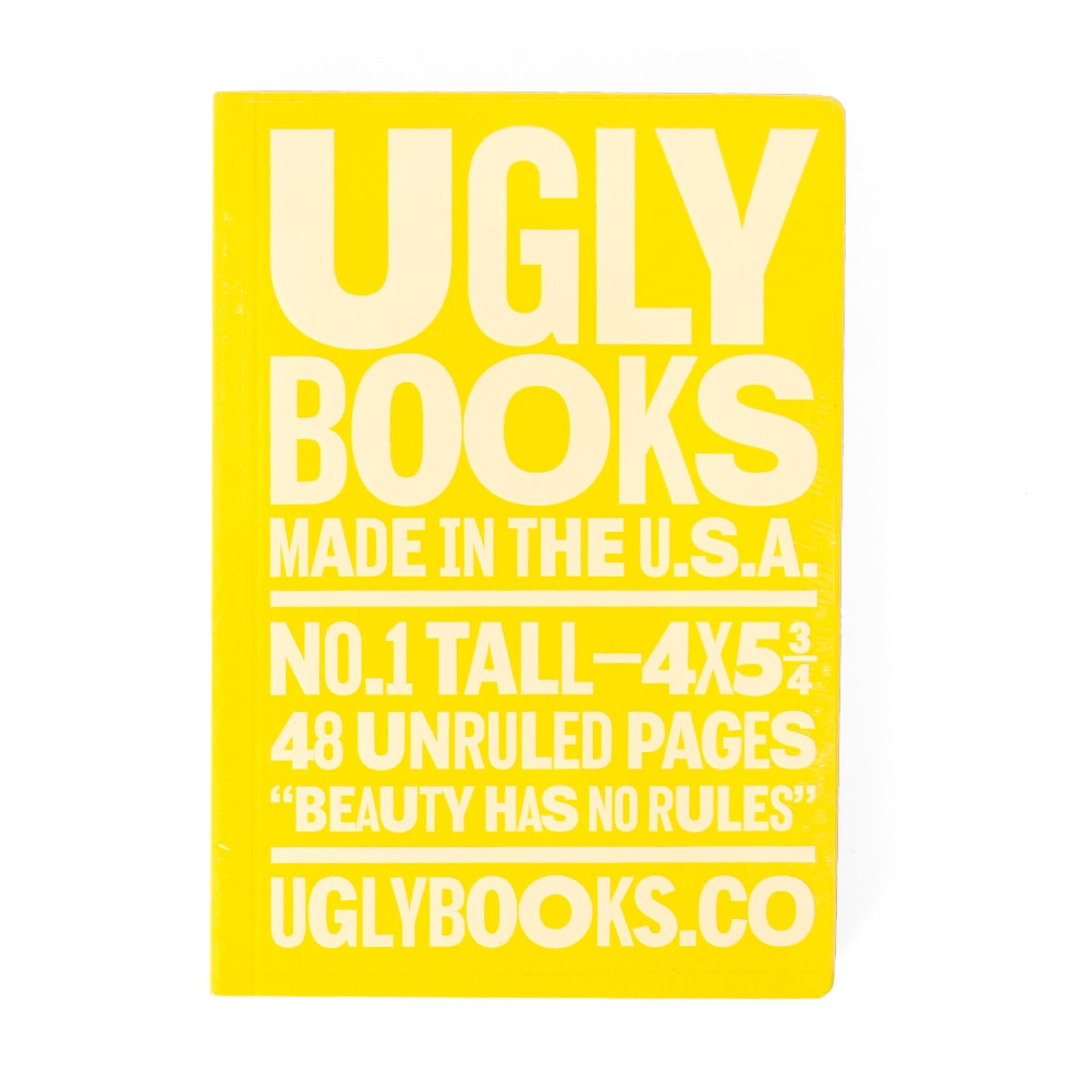 Memo & Notebooks, Art & School, 4"x5.75", Uglybooks, #1, Perfect Bound, Book, 3 Pack, Razzle Dazzle, 963743